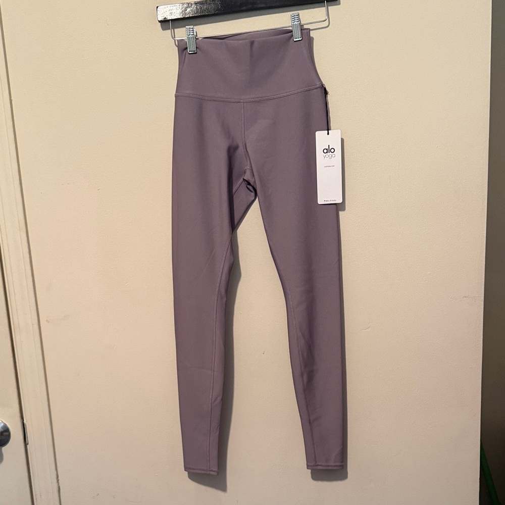 ALO Yoga Full Length Airlift Lavender Smoke Leggings